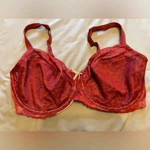 Red Lace Lane Bryant Bra